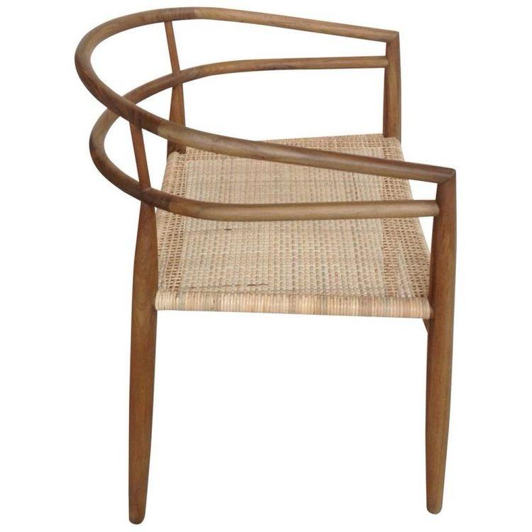 Mid-Century Modern Wooden Armchair