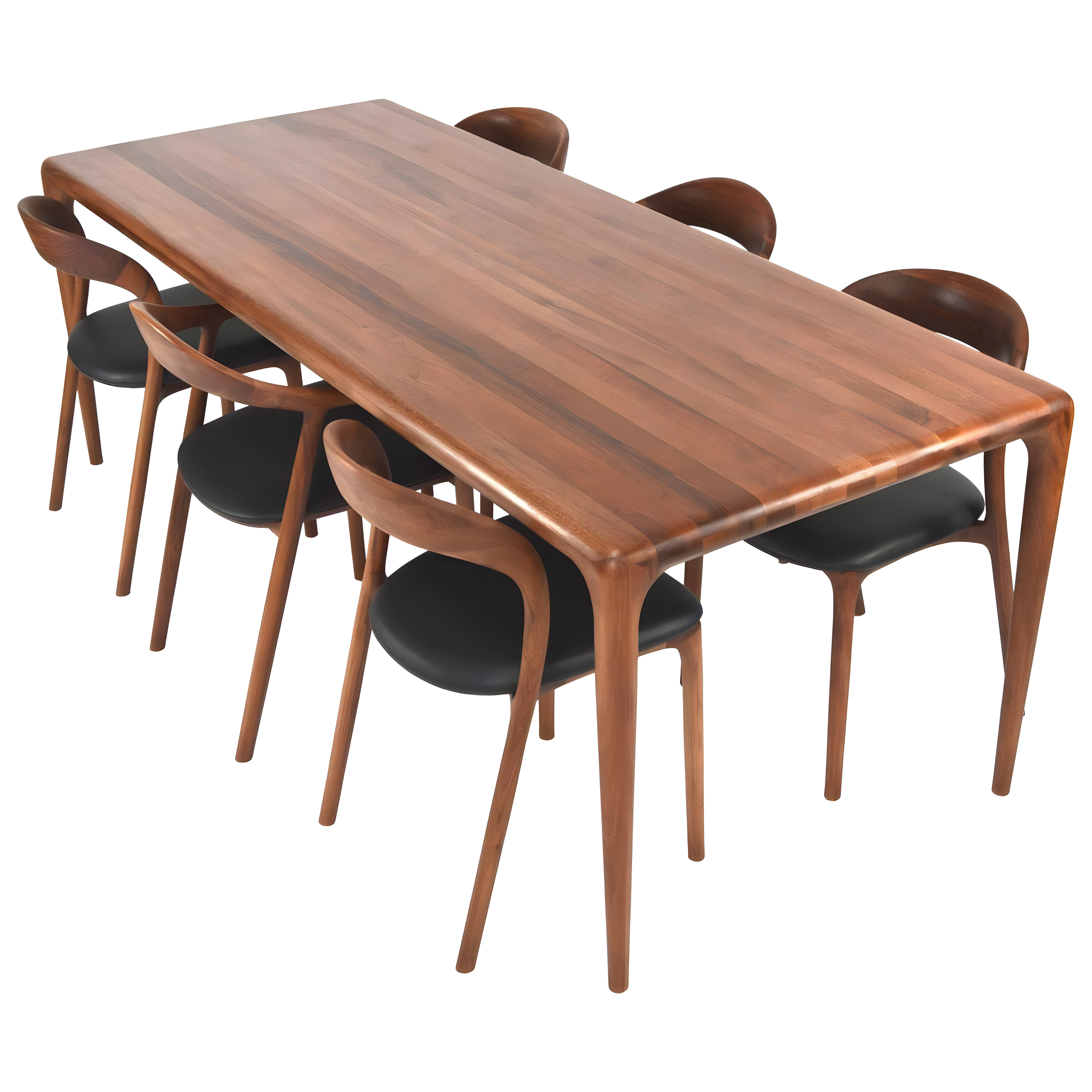 Mid-Century Modern Dining Table Set