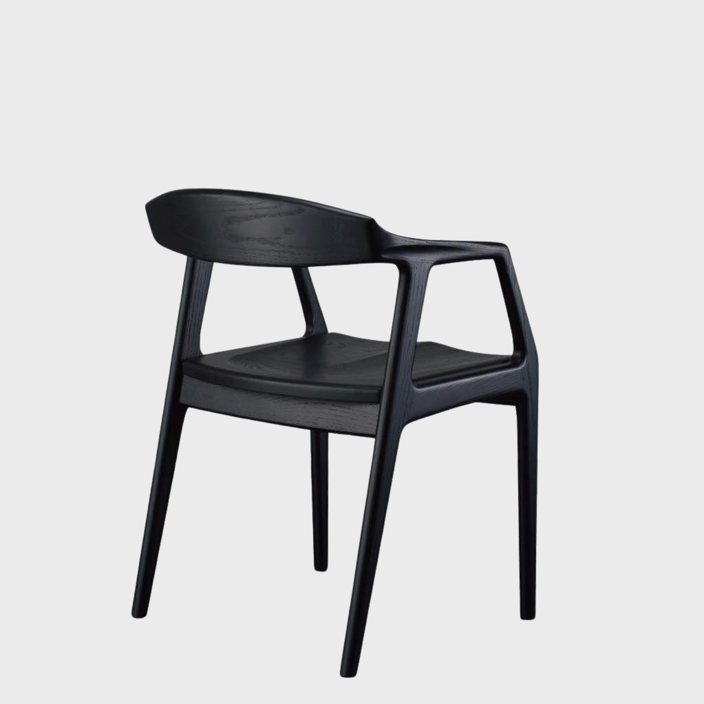 Modern Black Armchair