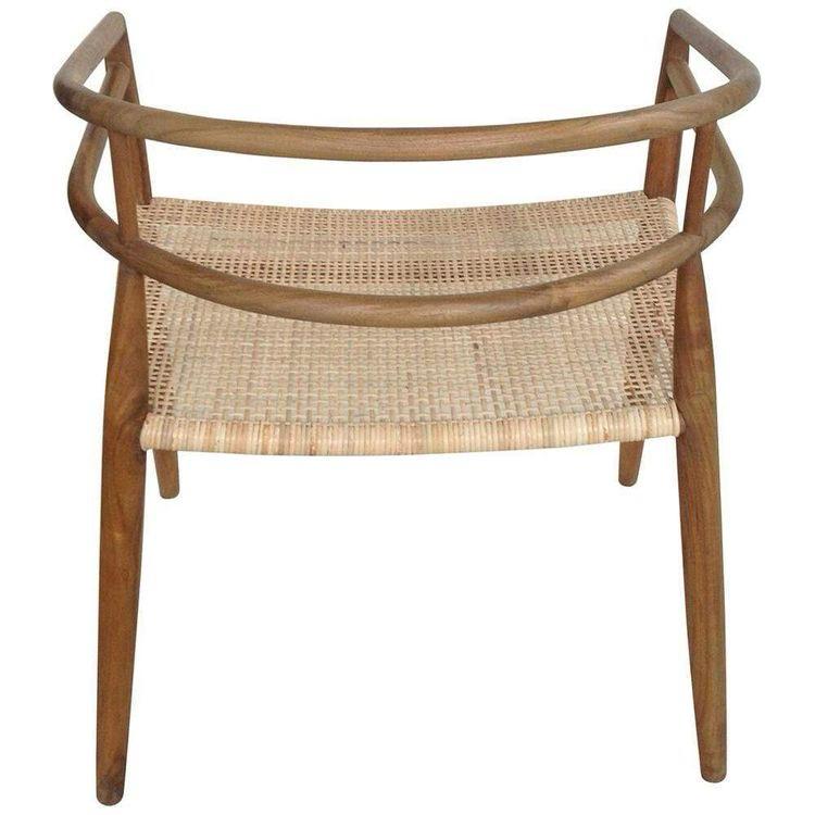 Mid-Century Modern Wooden Armchair