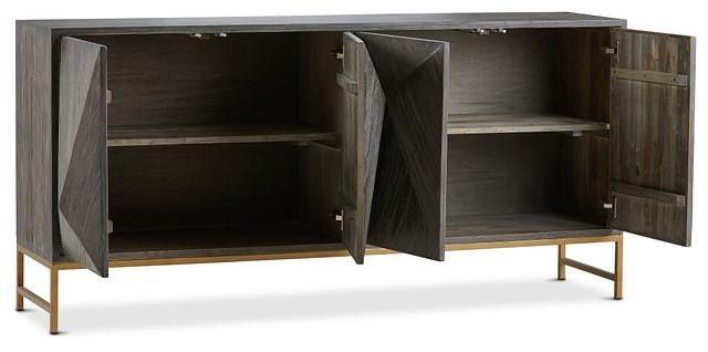 Modern Geometric Sideboard