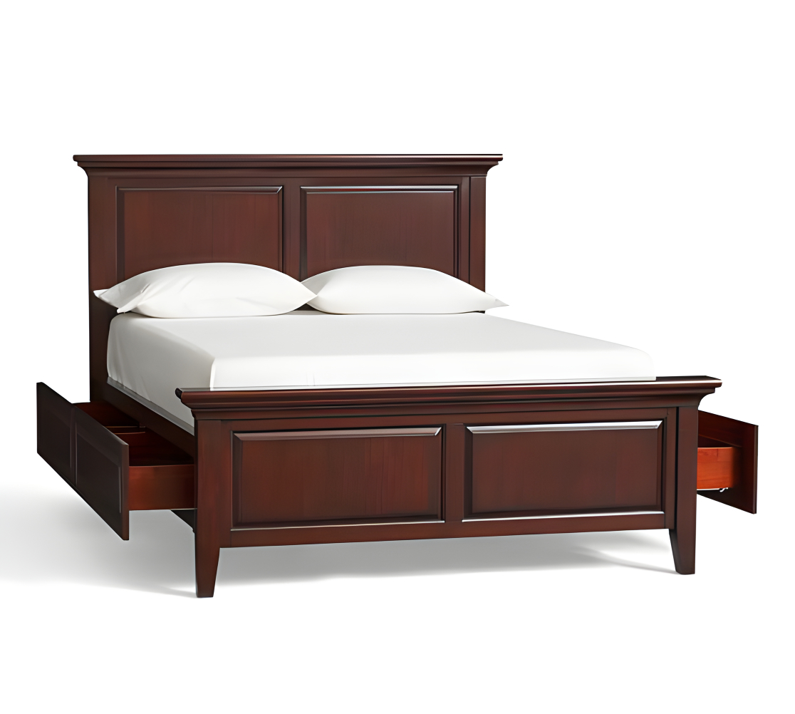 Wooden Panel Bed