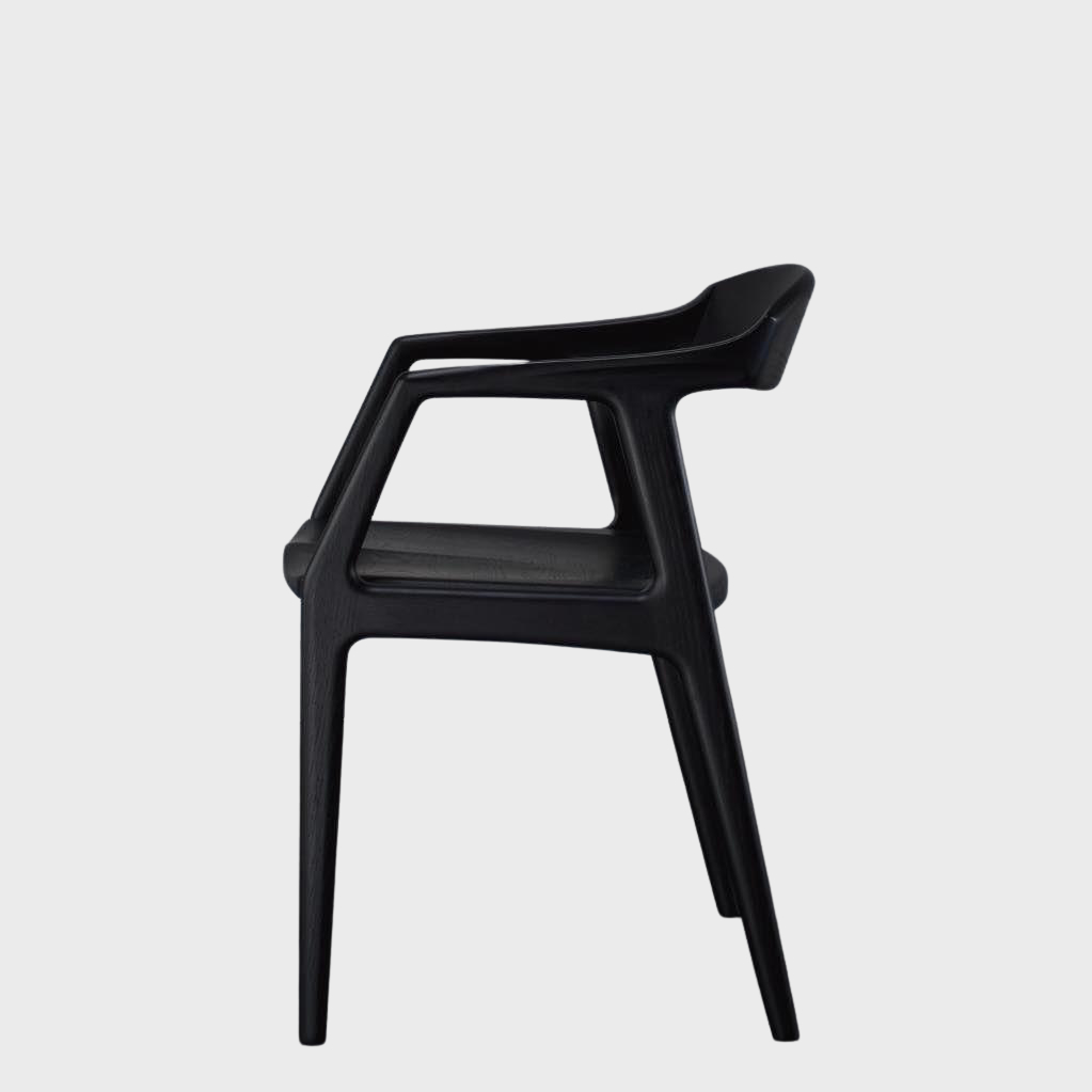 Modern Black Armchair