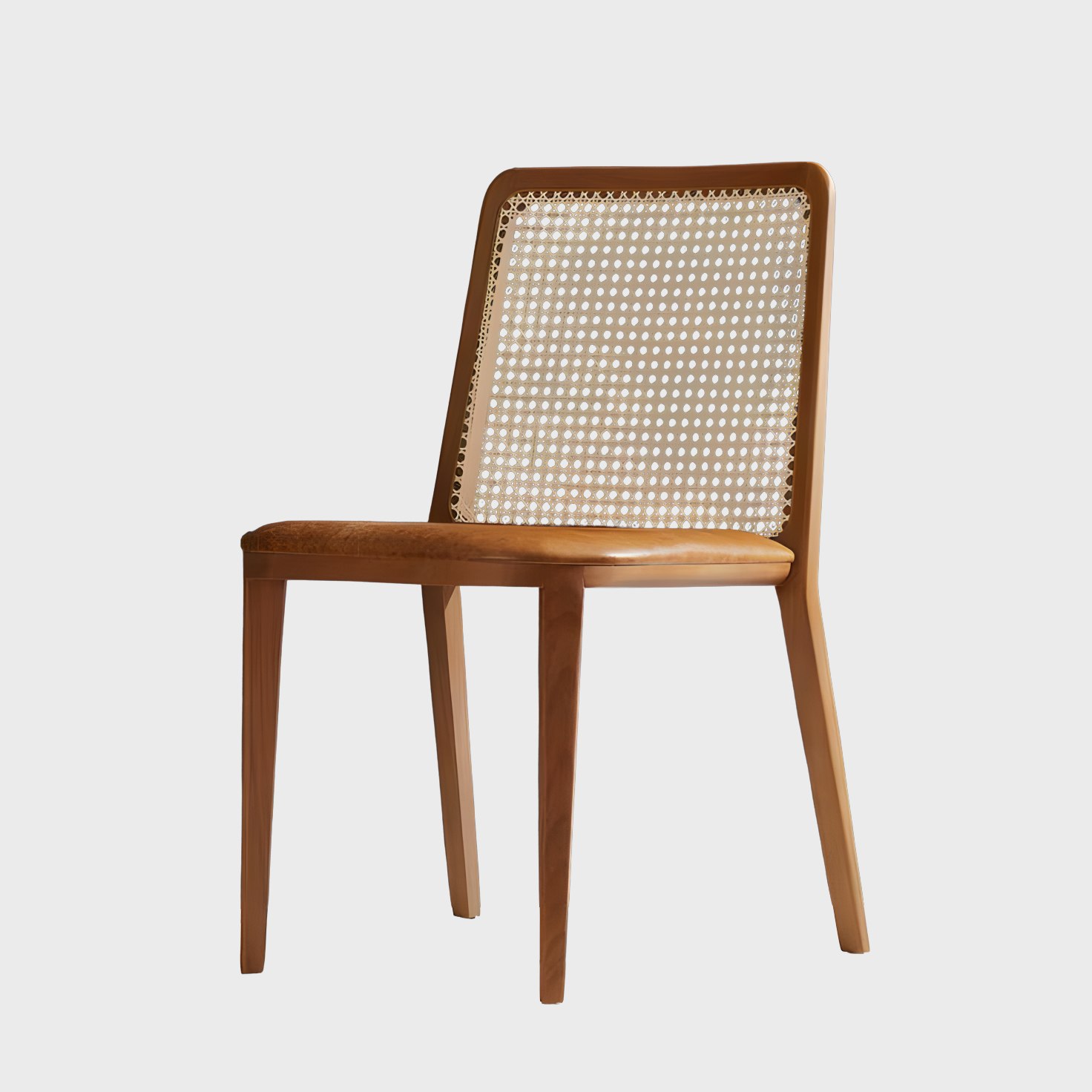 Wooden Cane Dining Chair