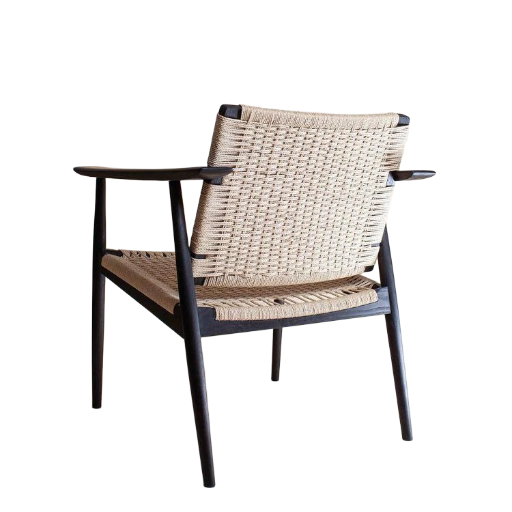 Modern woven lounge chair