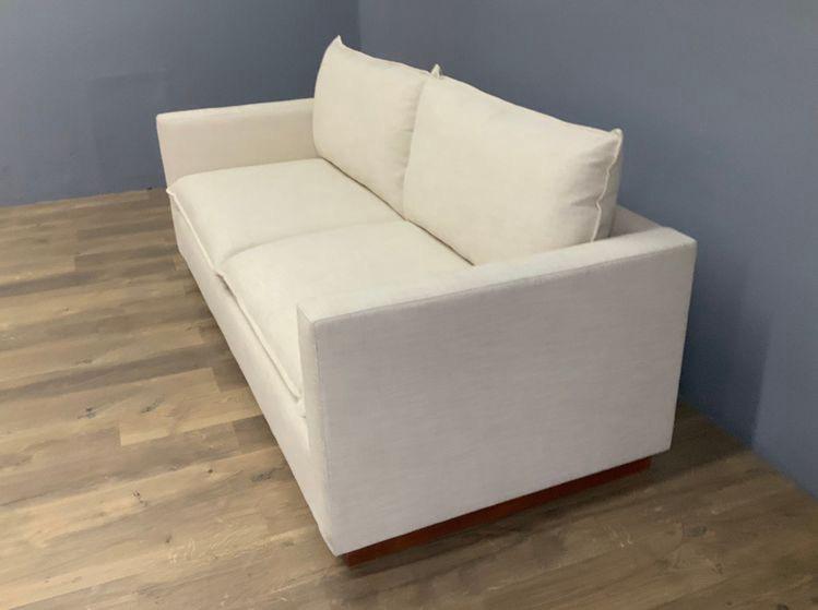 Modern beige sofa