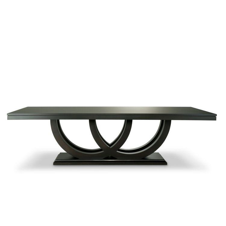 Modern Black Dining Table
