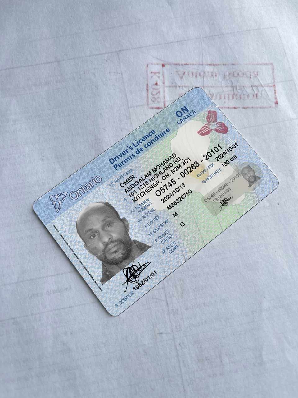 Ontario Driver's License