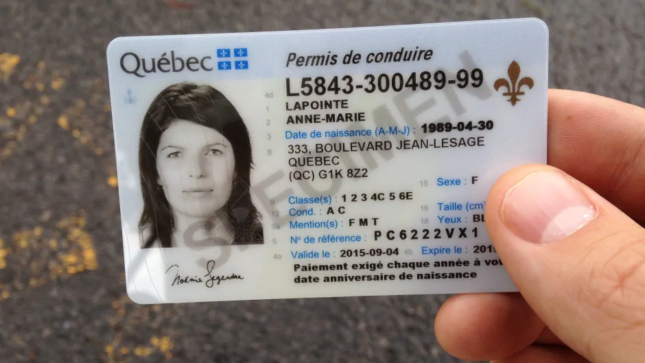Quebec Driver's License