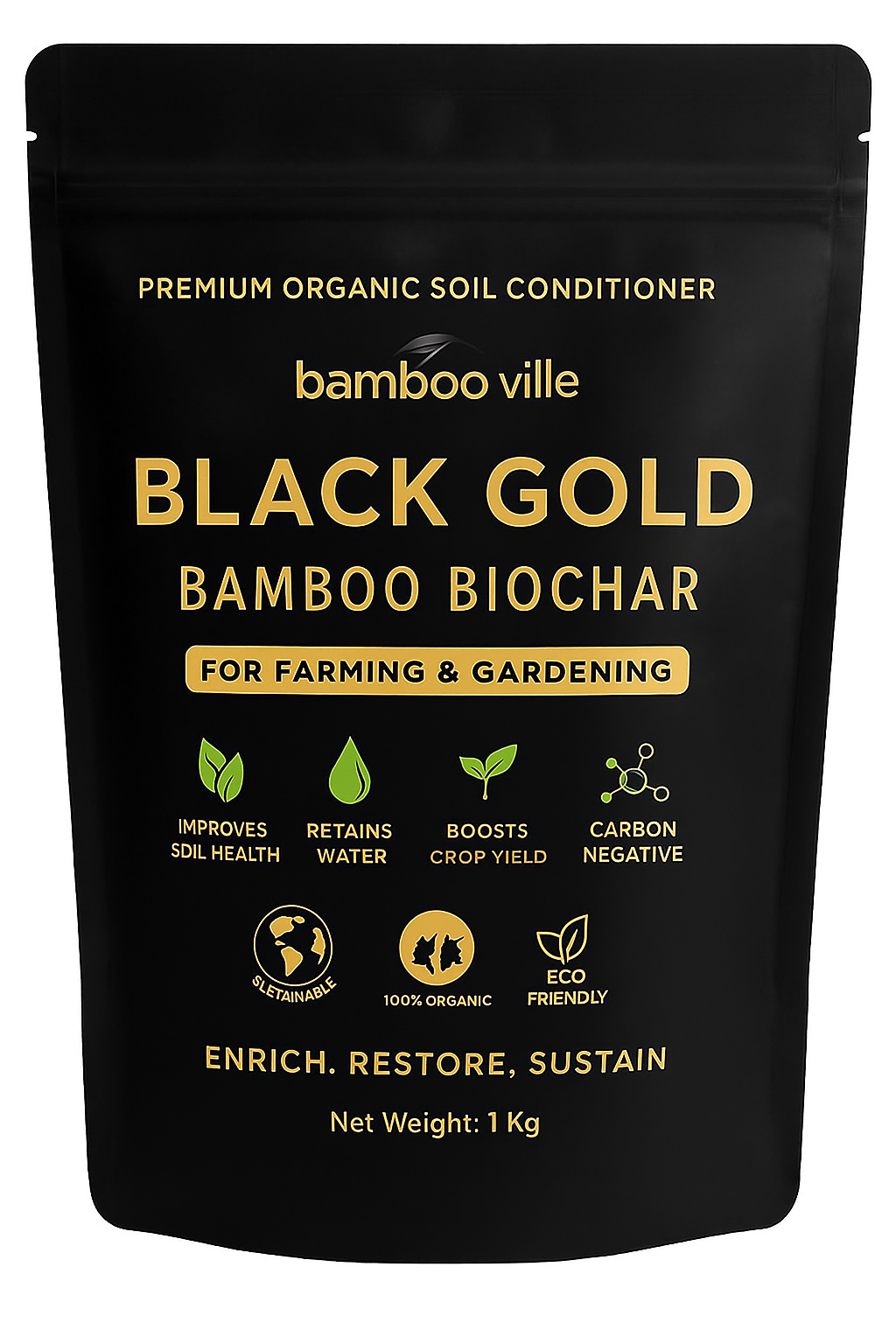 Black Gold Bamboo Biochar