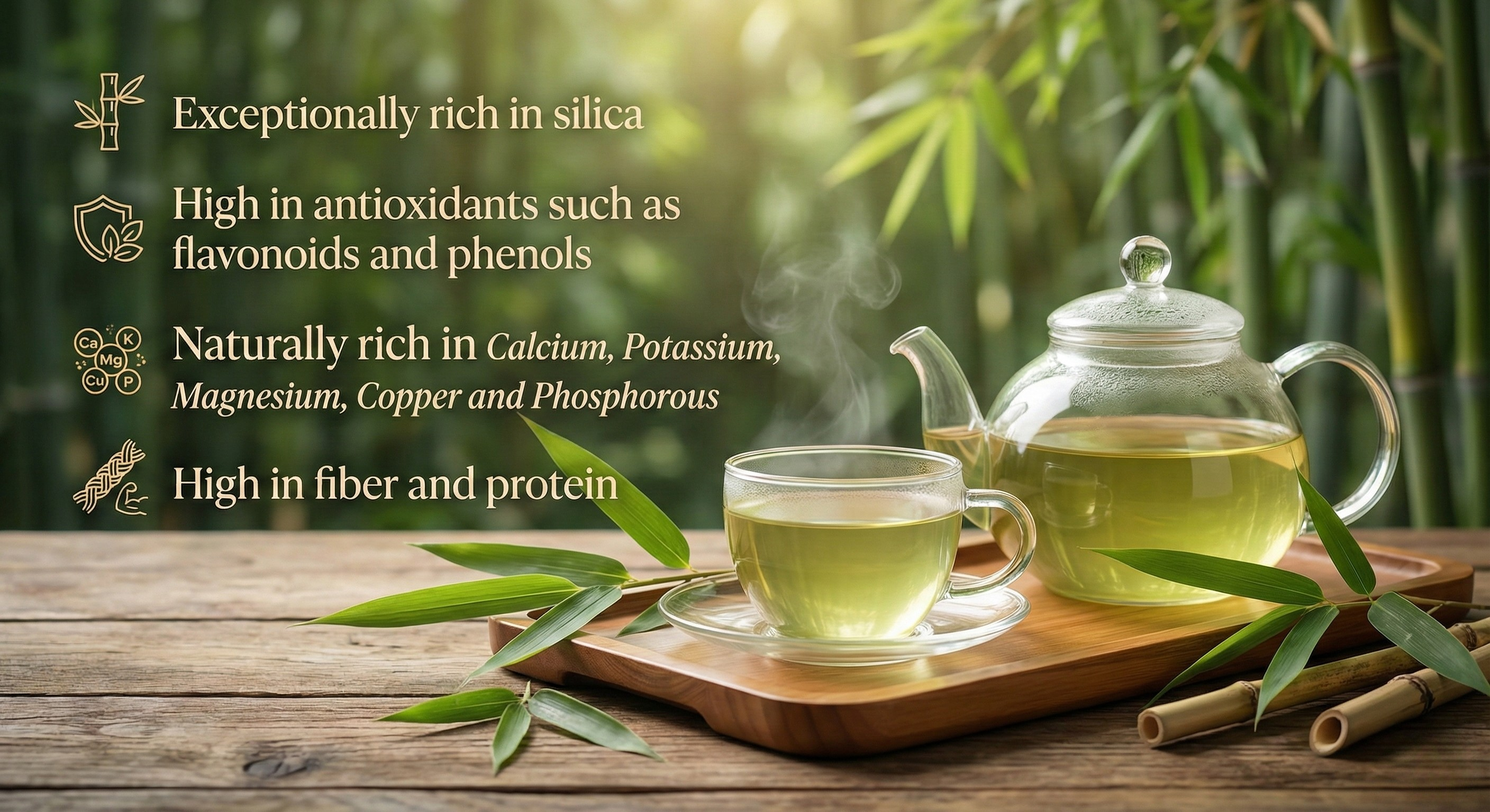 Bamboo Ville Silica-Rich Bamboo Tea
