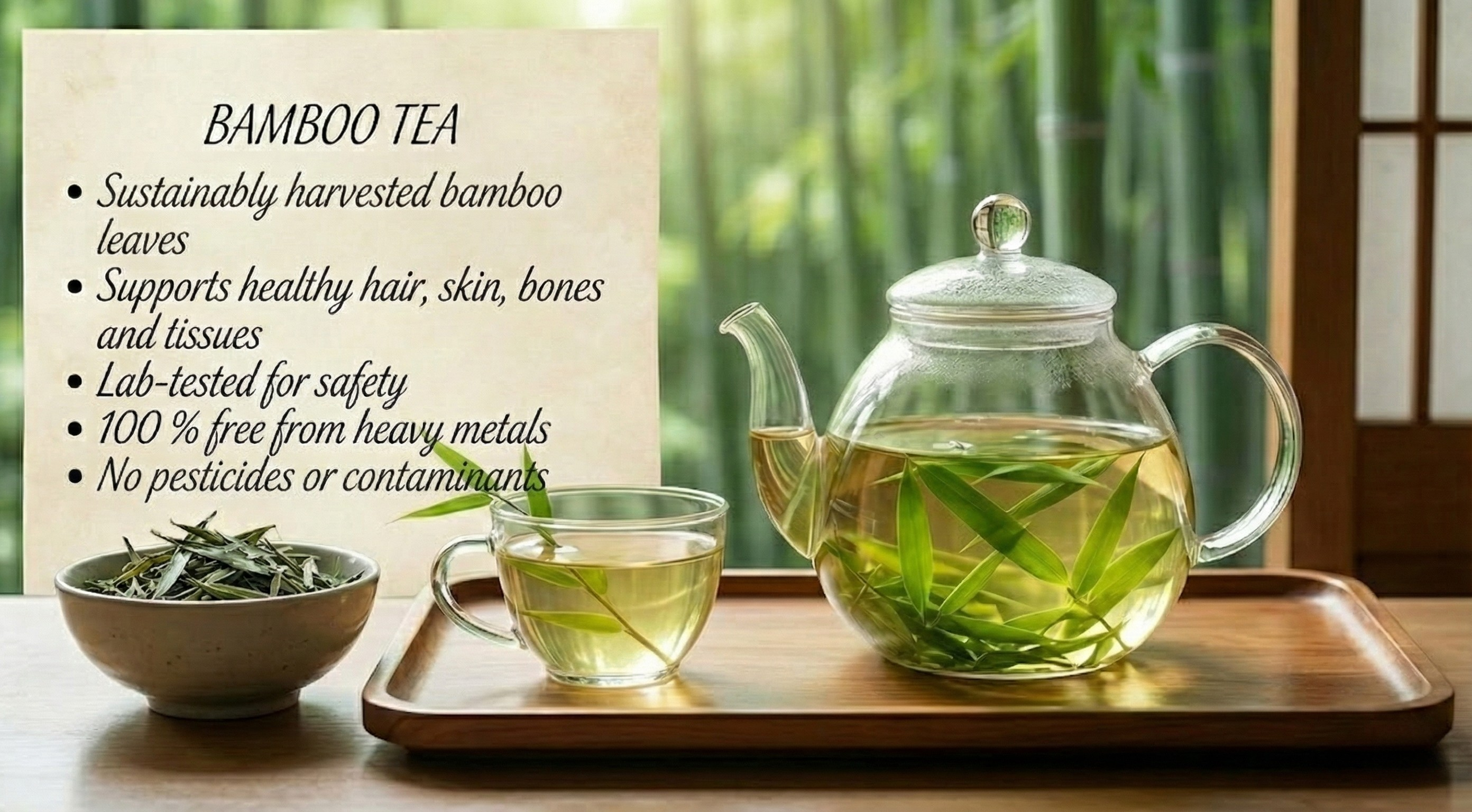 Bamboo Ville Silica-Rich Bamboo Tea