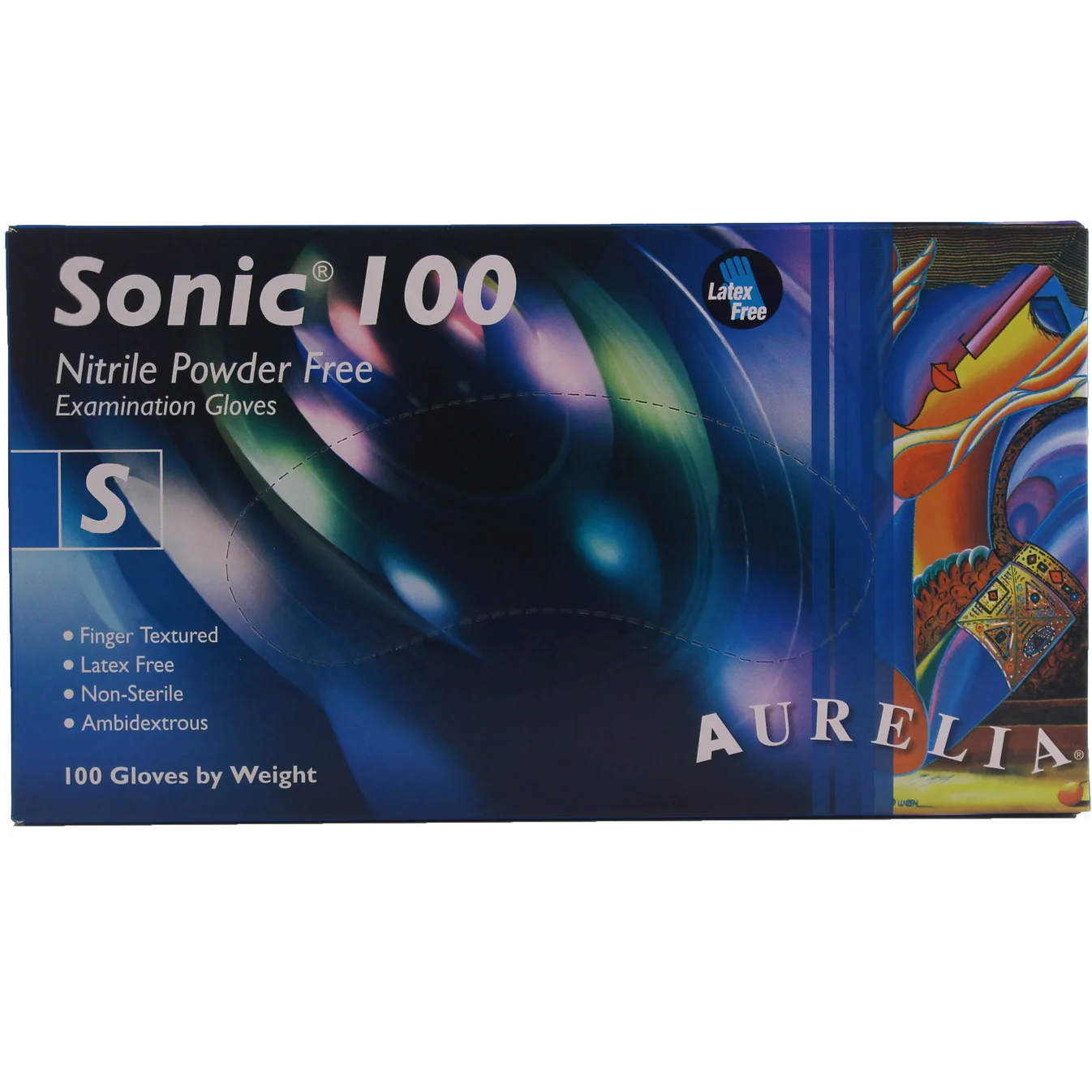 Sonic 100 Nitrile Powder Free Examination Gloves