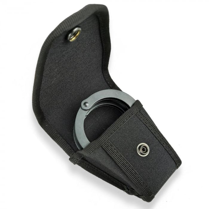 Protec Black molle folding handcuff pouch