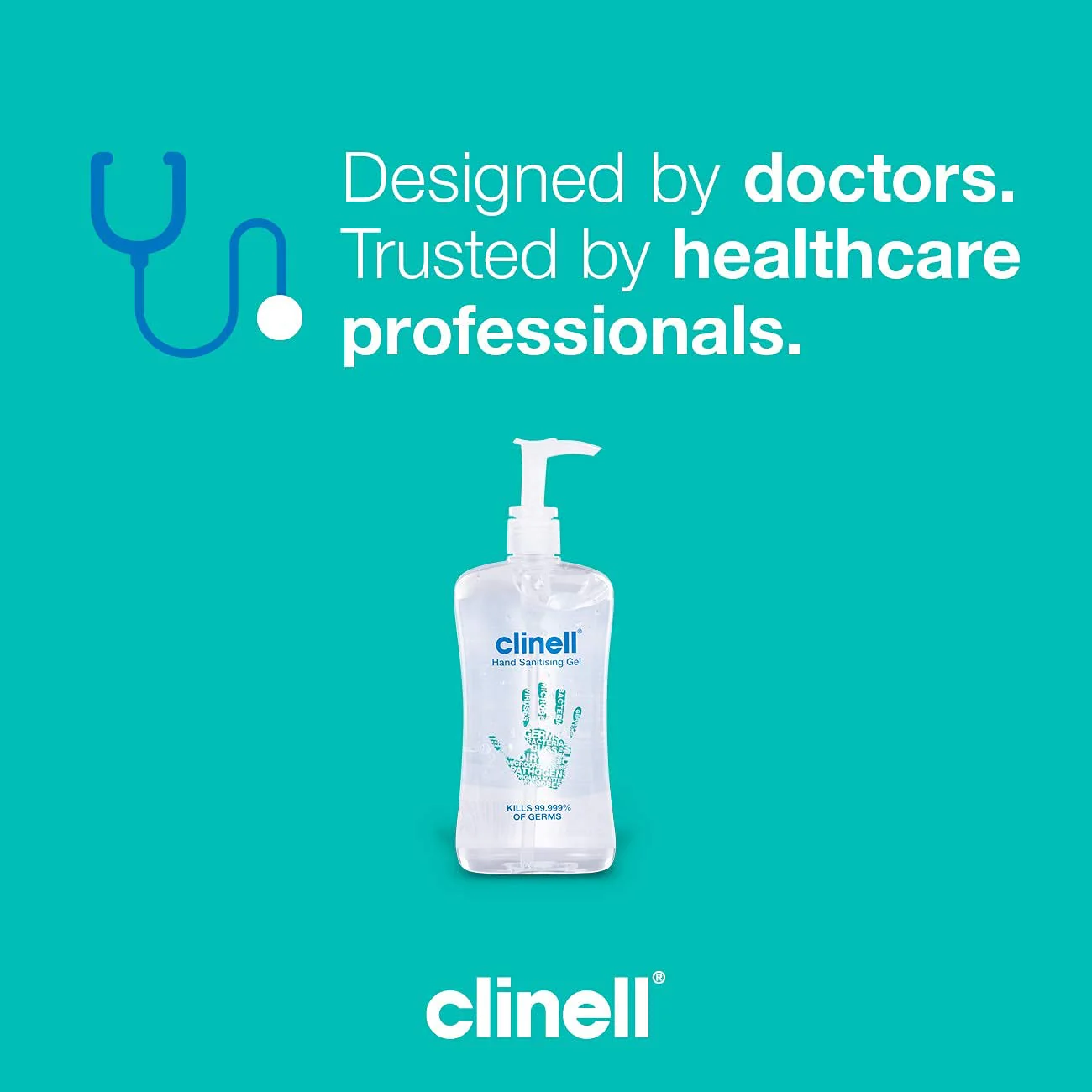 Clinell Instant Hand Sanitiser - 500ml with Pump