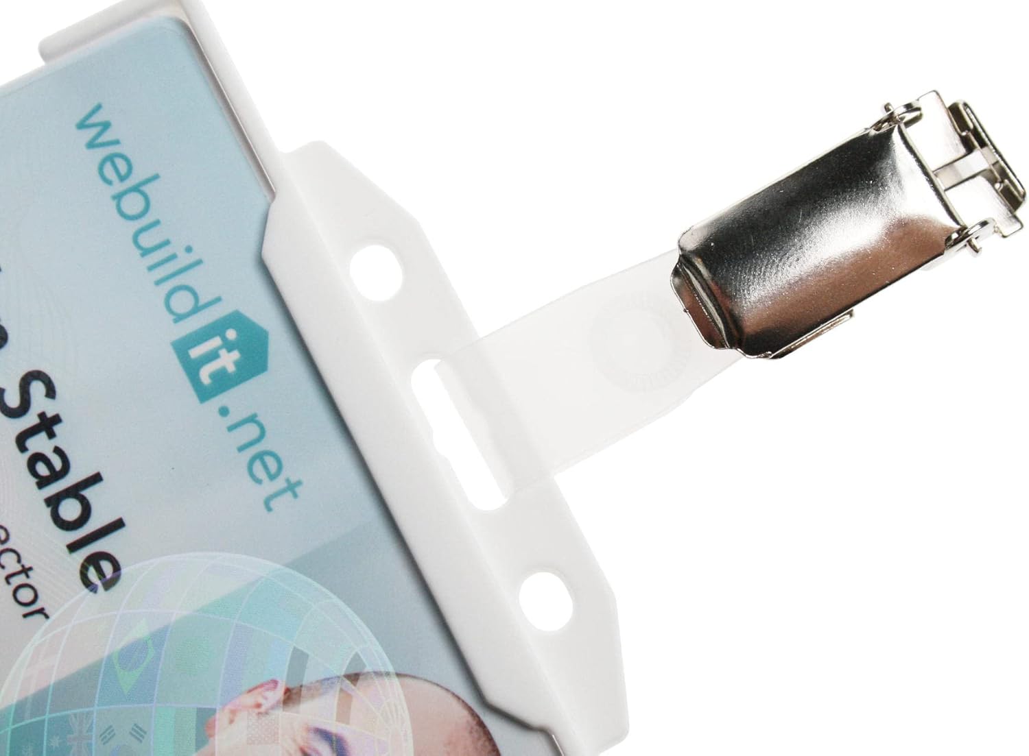 Crocodile Style Badge Clip for ID Badge/Pocket (Pack of 100)