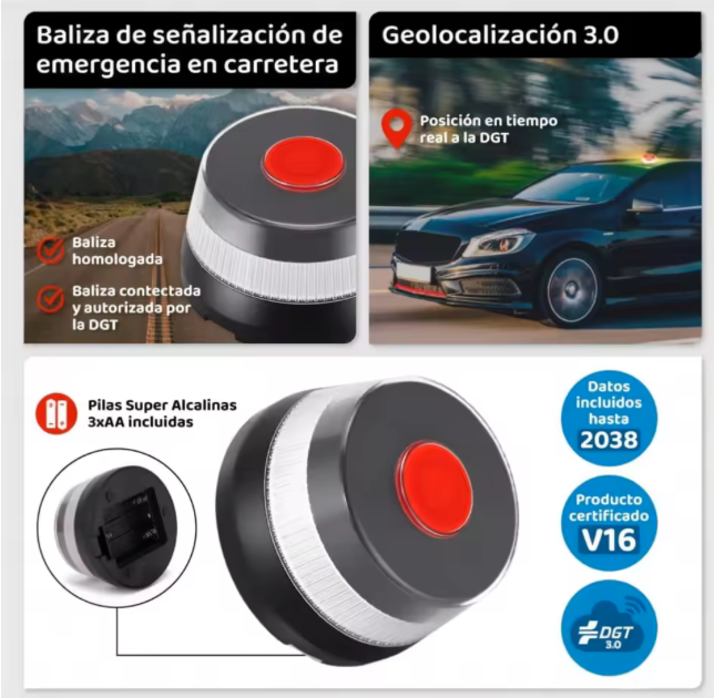 Baliza V-16 Premium Homologada DGT