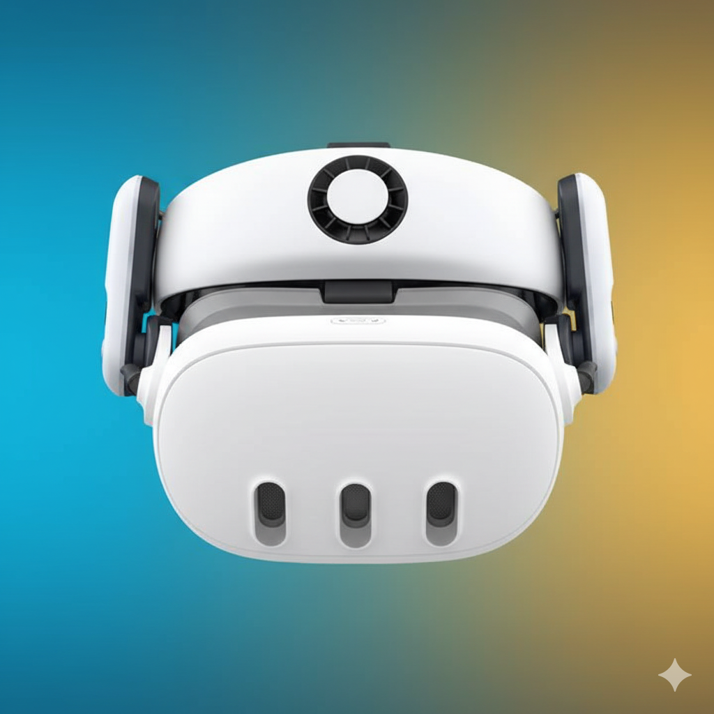 BoboVR S3 Pro hoved rem Meta Quest 3/3S m. 10000mAh powerbank