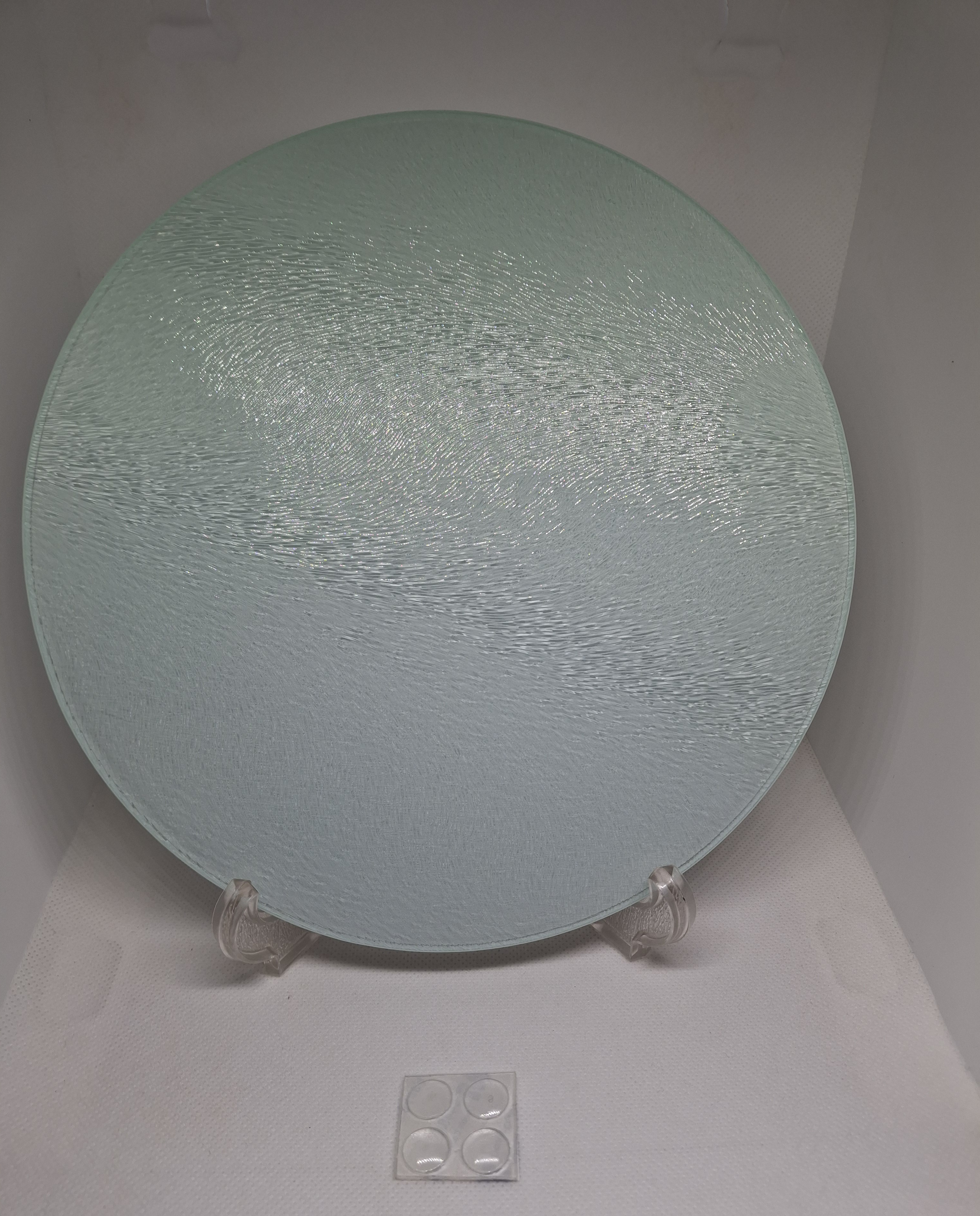 Personalize Textured Glass Decorative chopping board/Plate