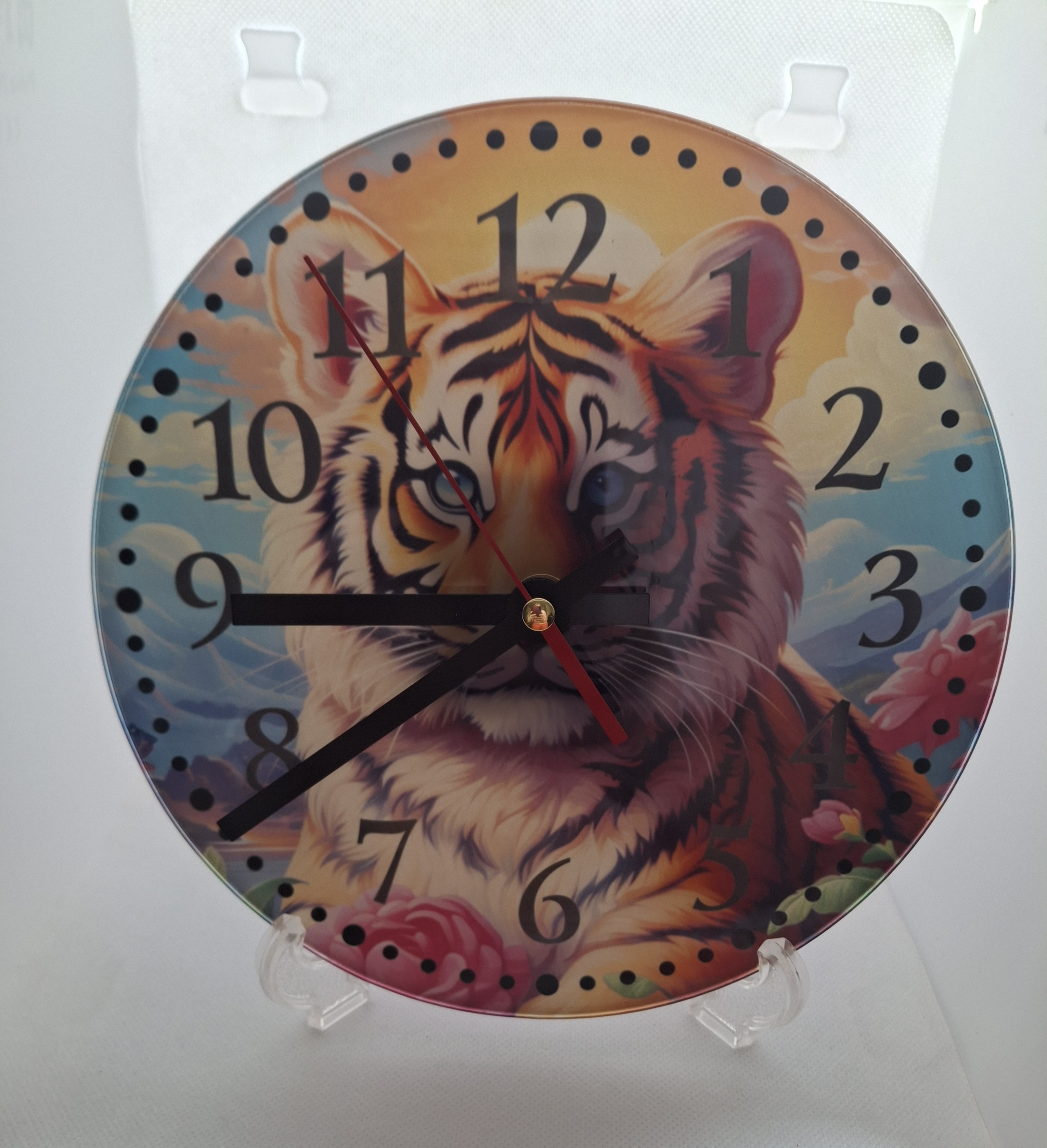 Decorative Tiger Wall Clock
