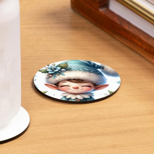 Christmas Elf Drink set of 4 Coasters