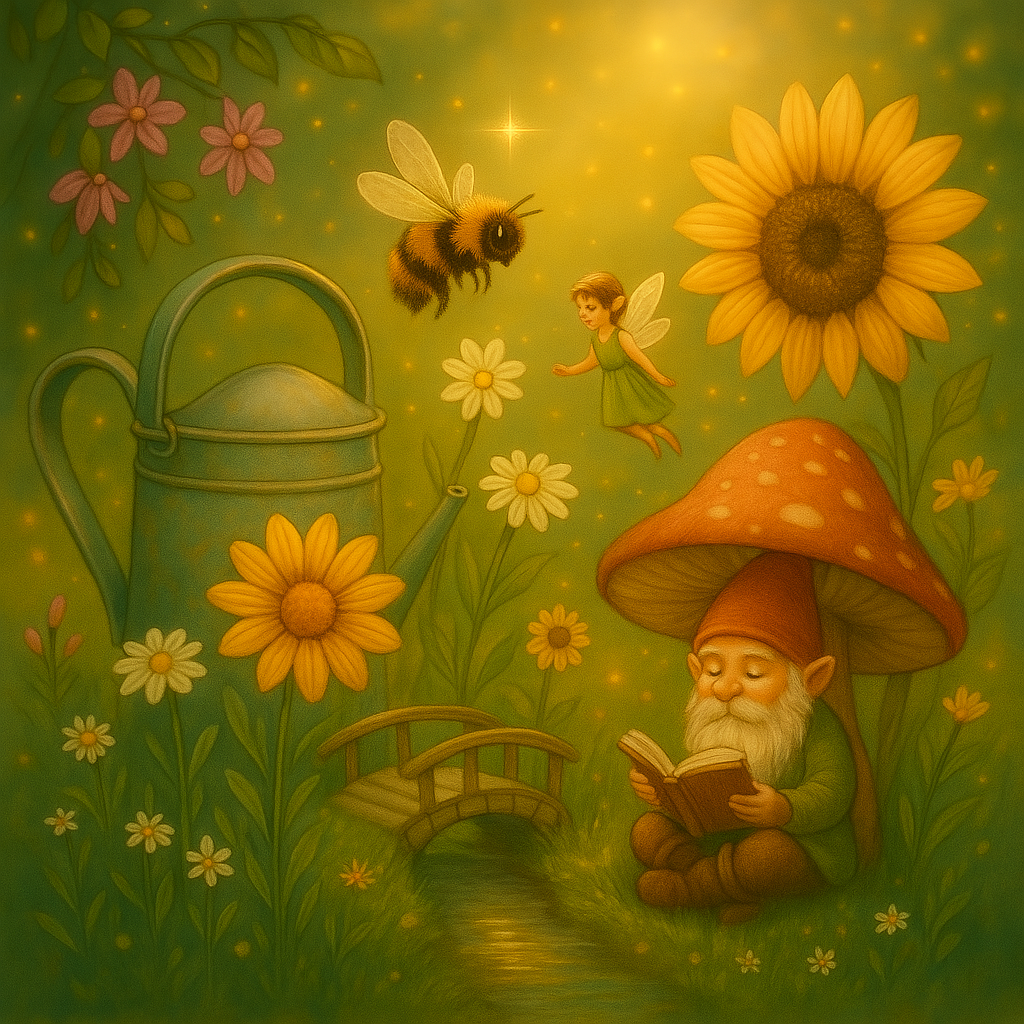 Whimsical Garden Art Print