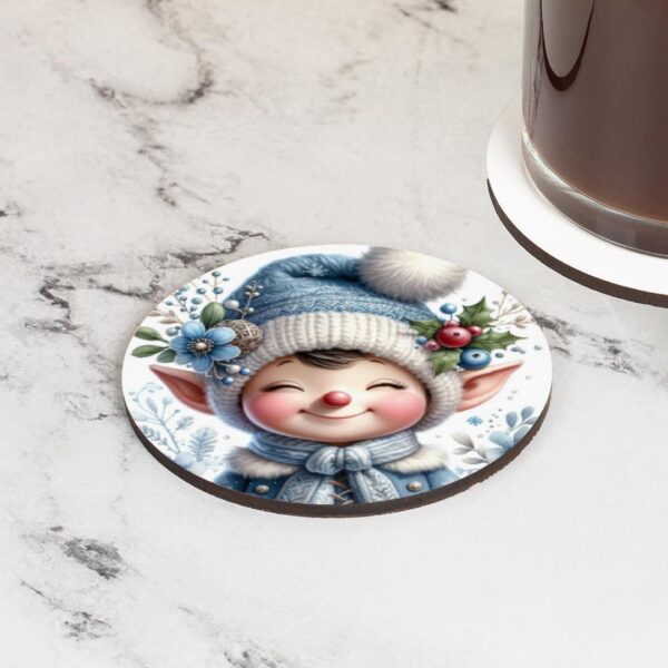 Christmas Elf Drink set of 4 Coasters