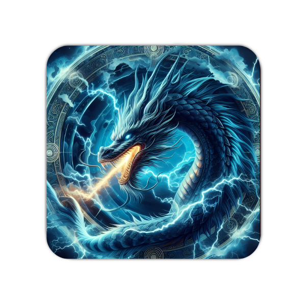 Mystical Dragon Art  set  of 4 cork based coasters