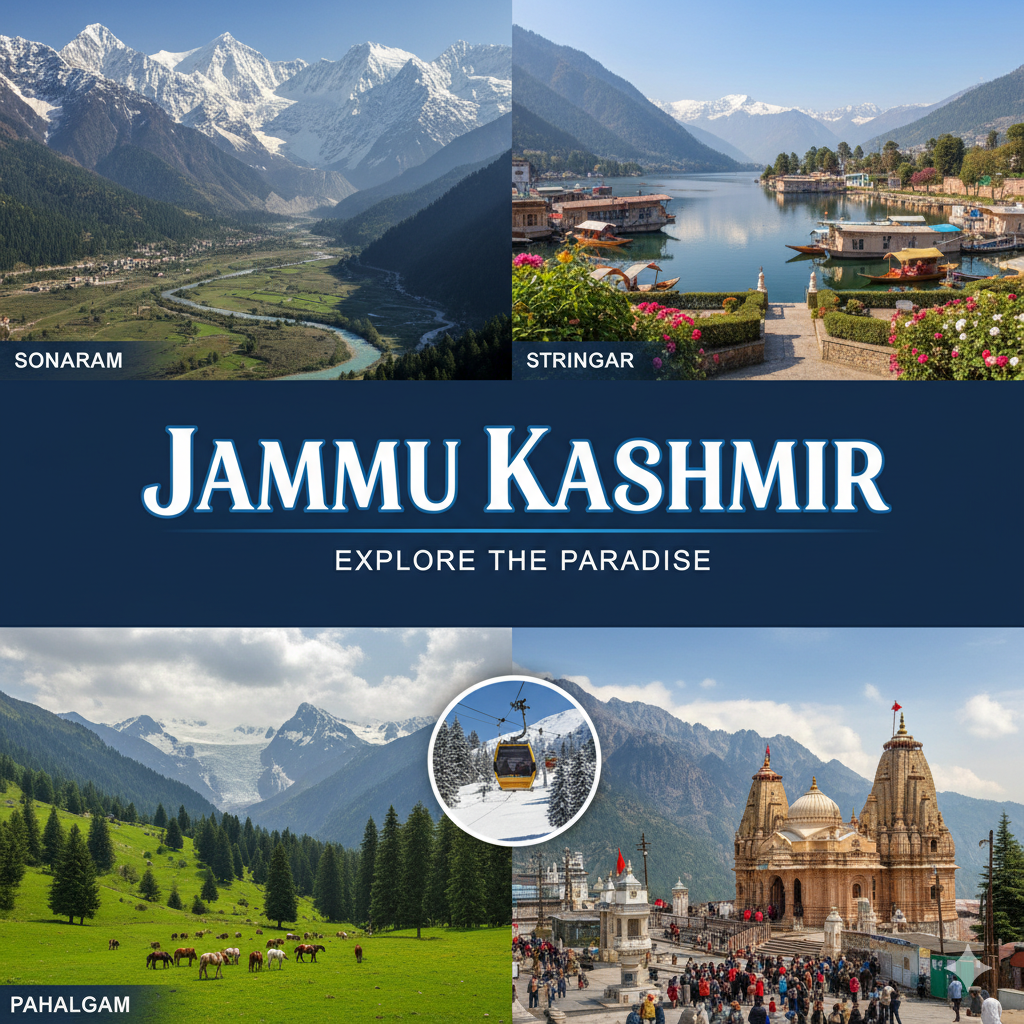 INDIAN PACKAGE (Srinagar – Gulmarg – Pahalgam – Srinagar)