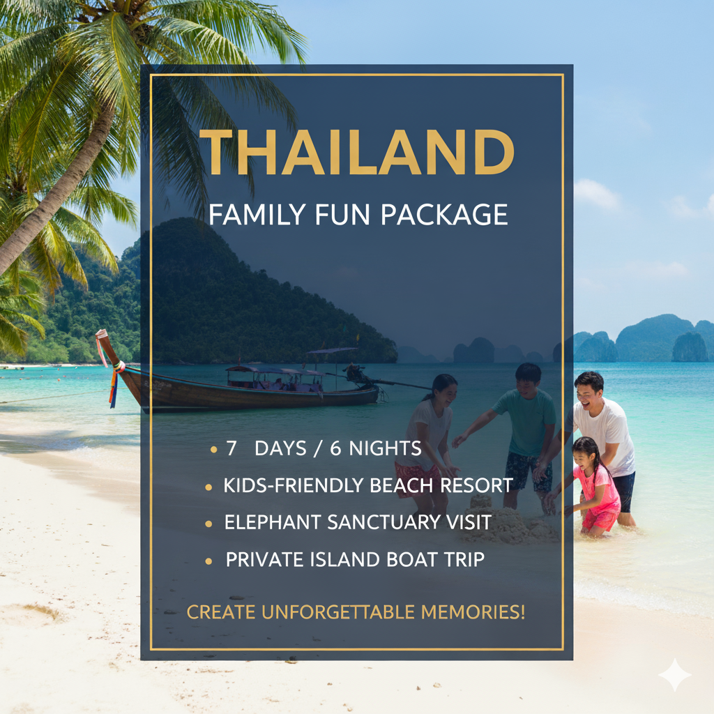 THAILAND PACKAGE (Phuket – Phi Phi Islands – Krabi – Phuket)