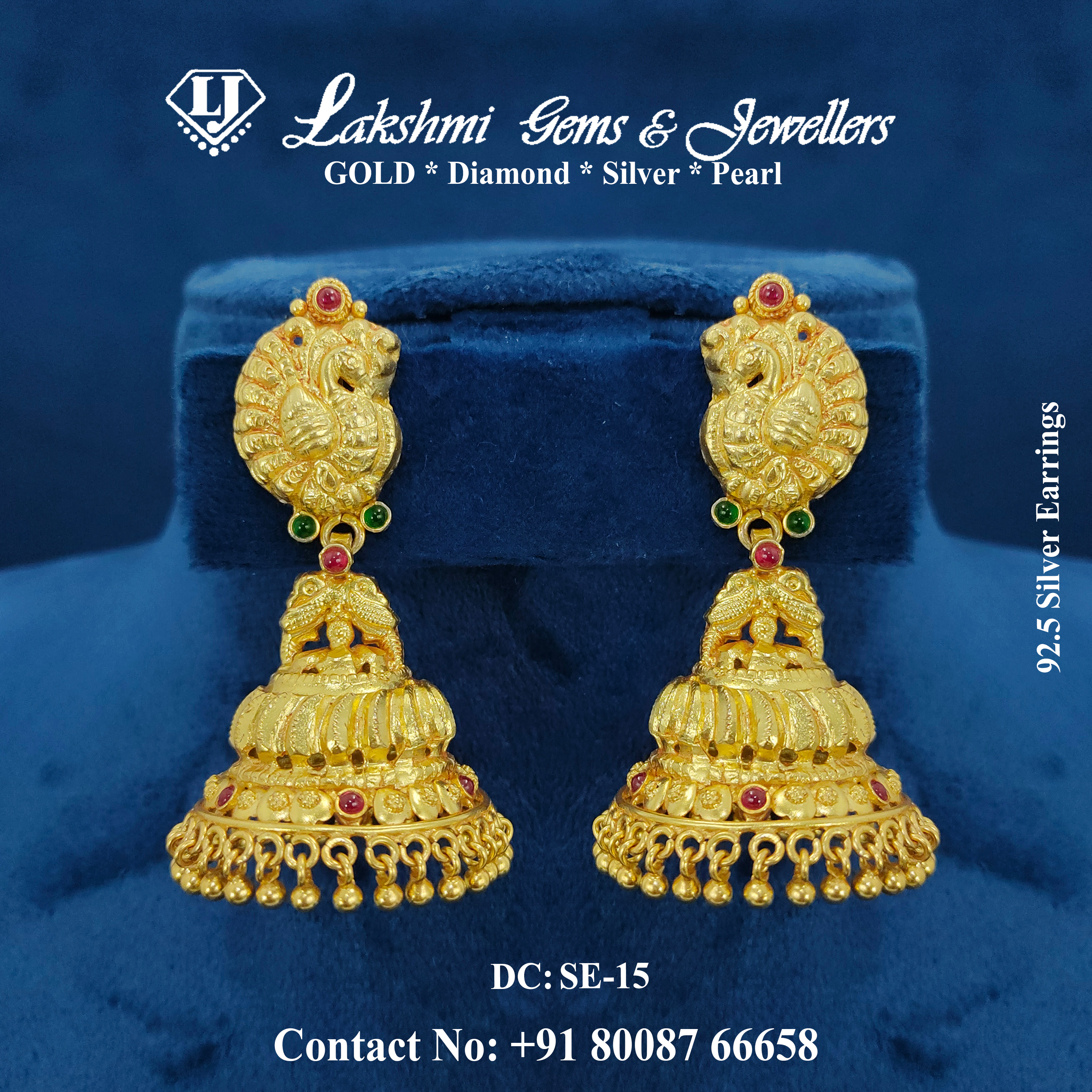 92.5 Silver Earrings