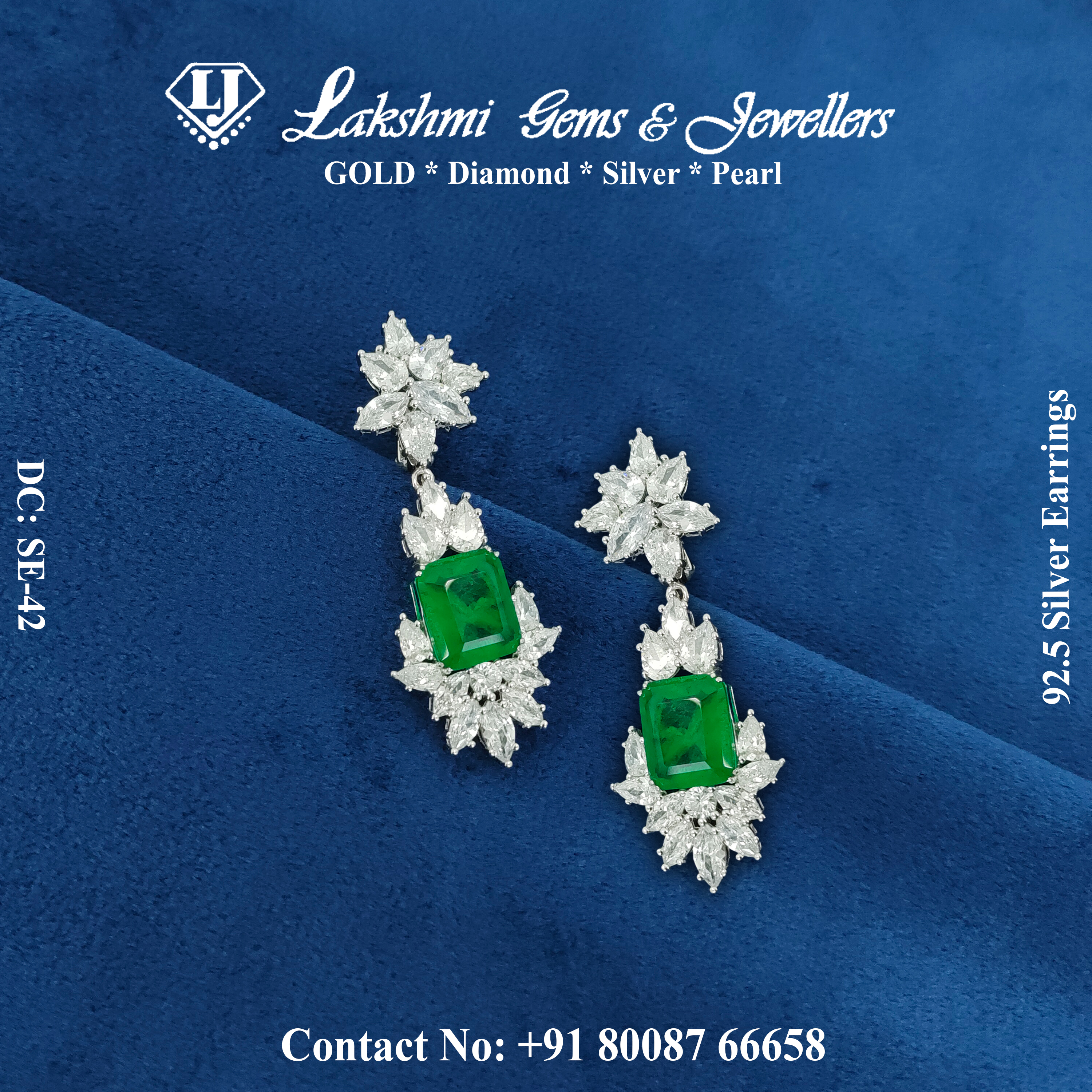 92.5 Silver Earrings