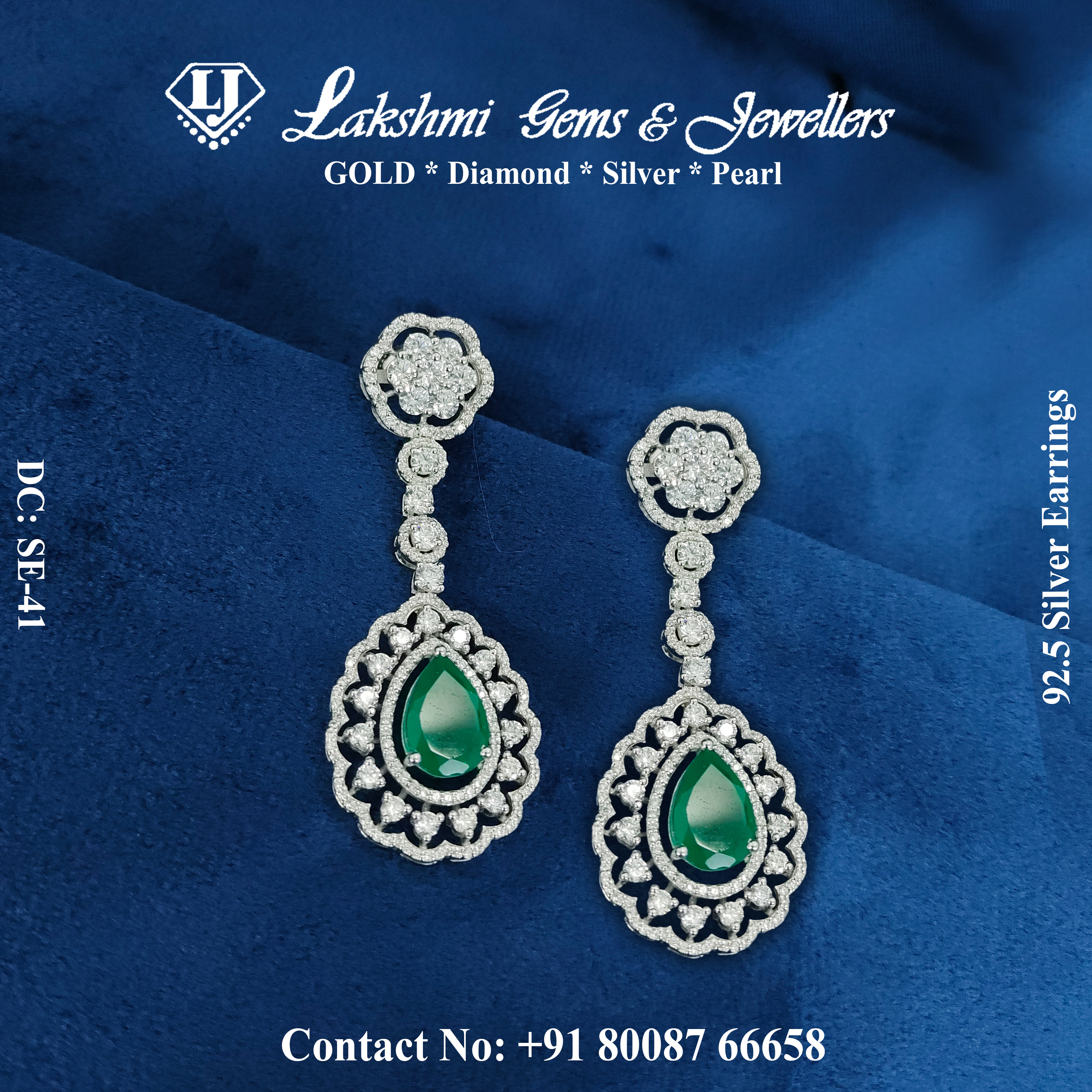 92.5 Silver Earrings