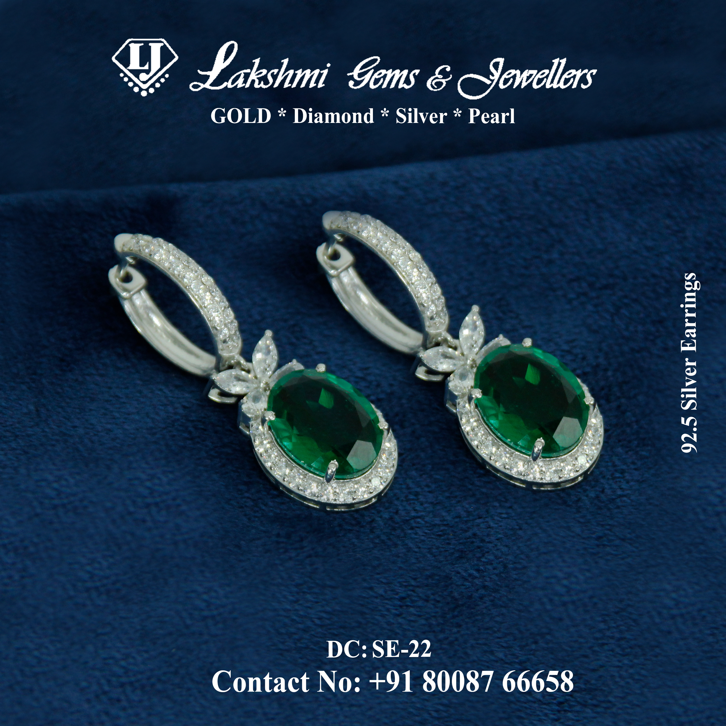 92.5 Silver Earrings