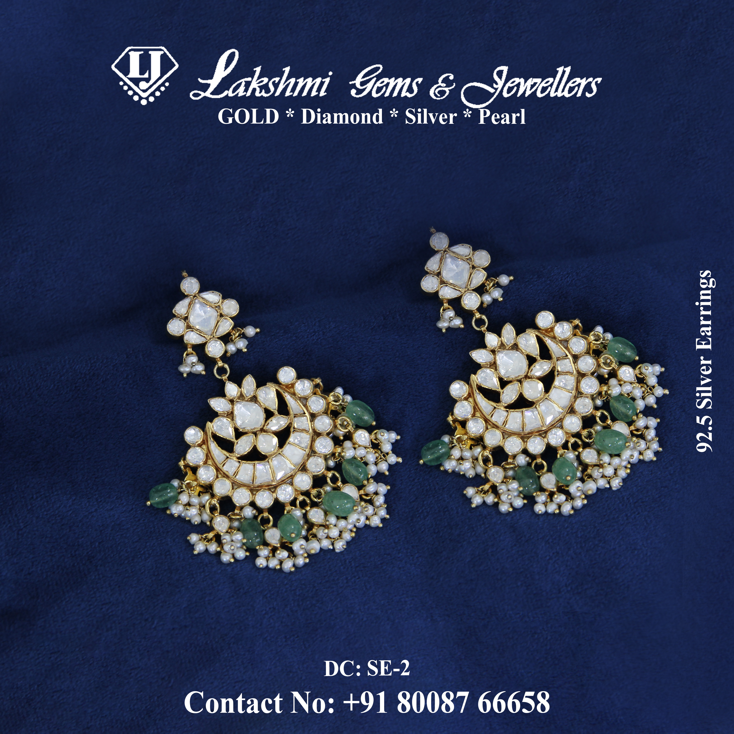 92.5 Silver Earrings