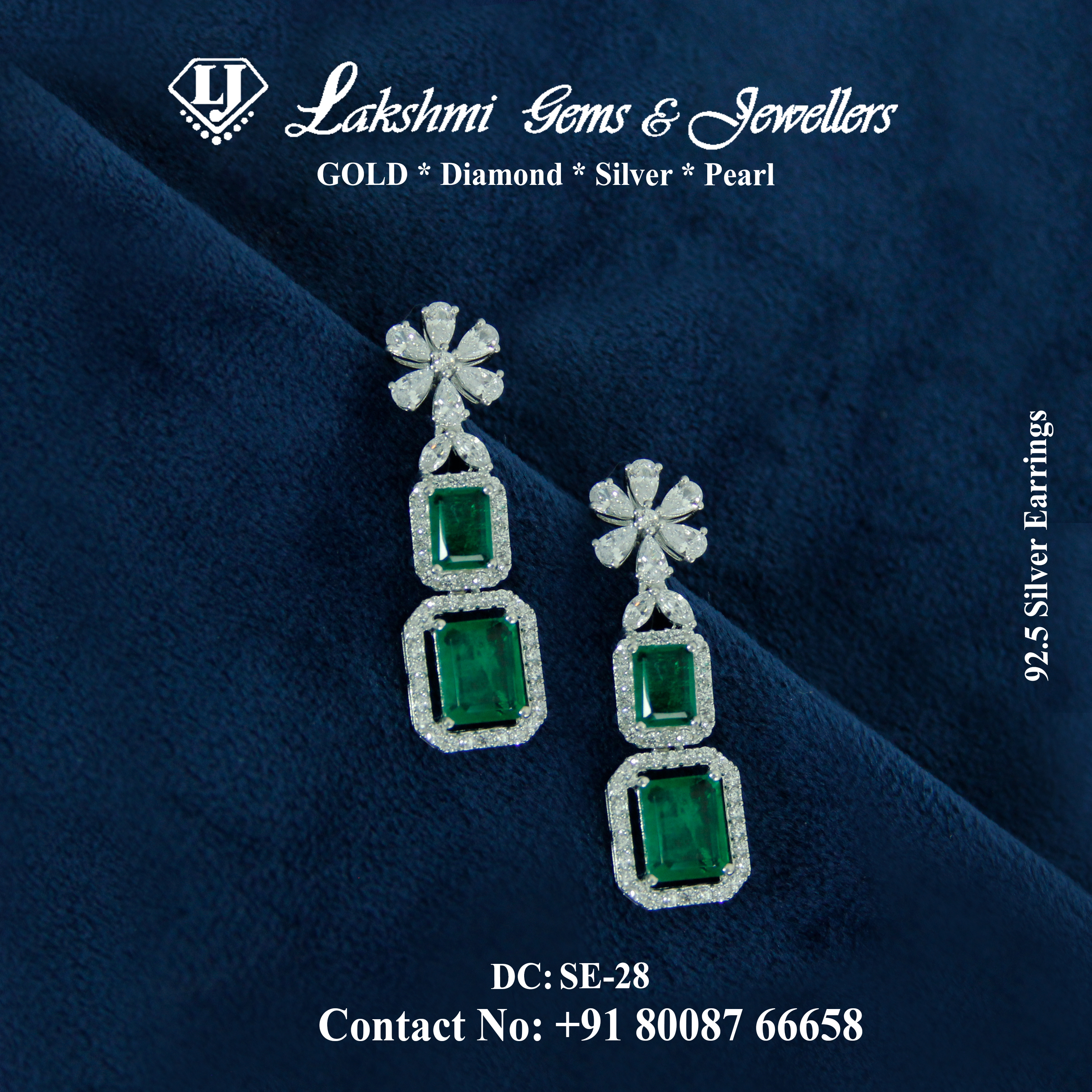 92.5 Silver Earrings