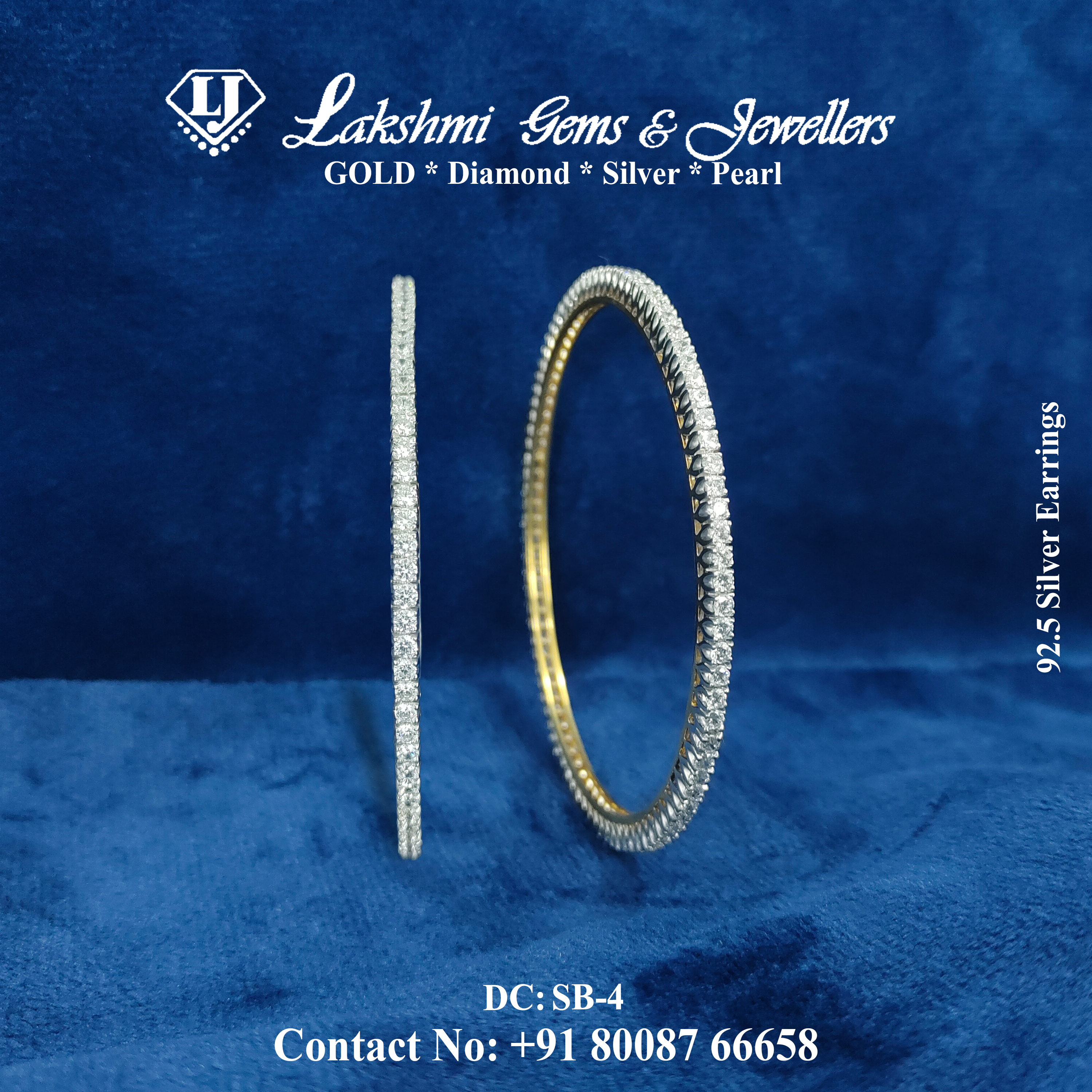 92.5 Silver Bangles