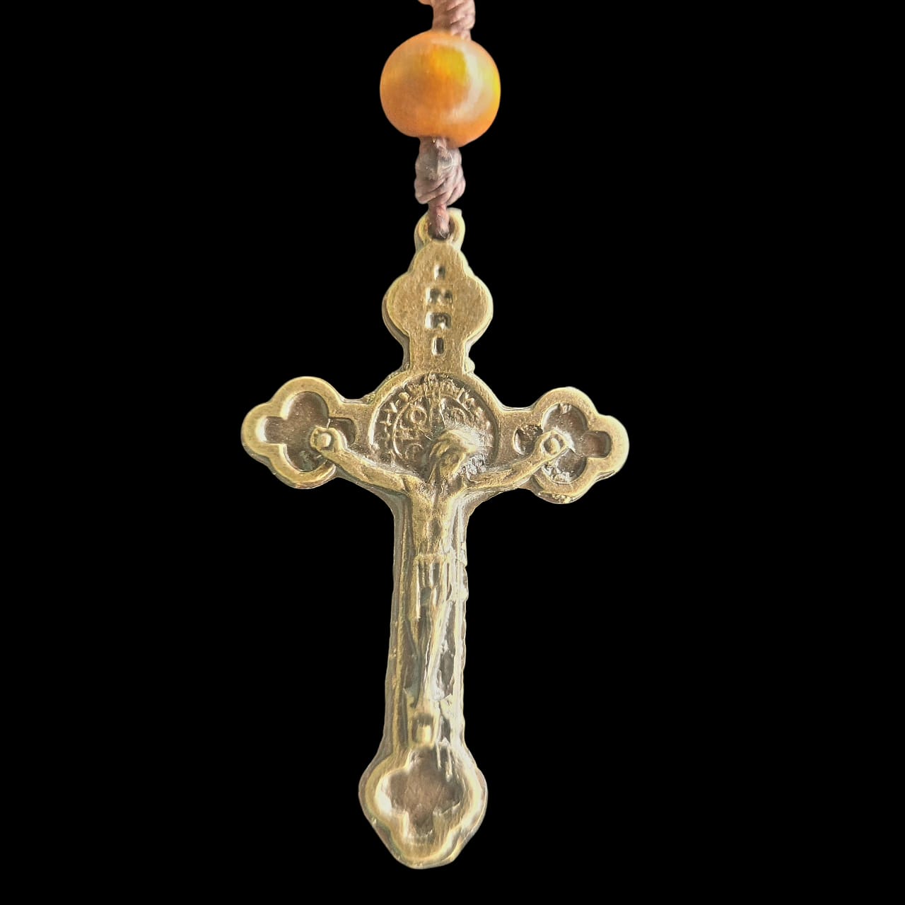 100 Unidades Terço Madeira São Bento 10mm