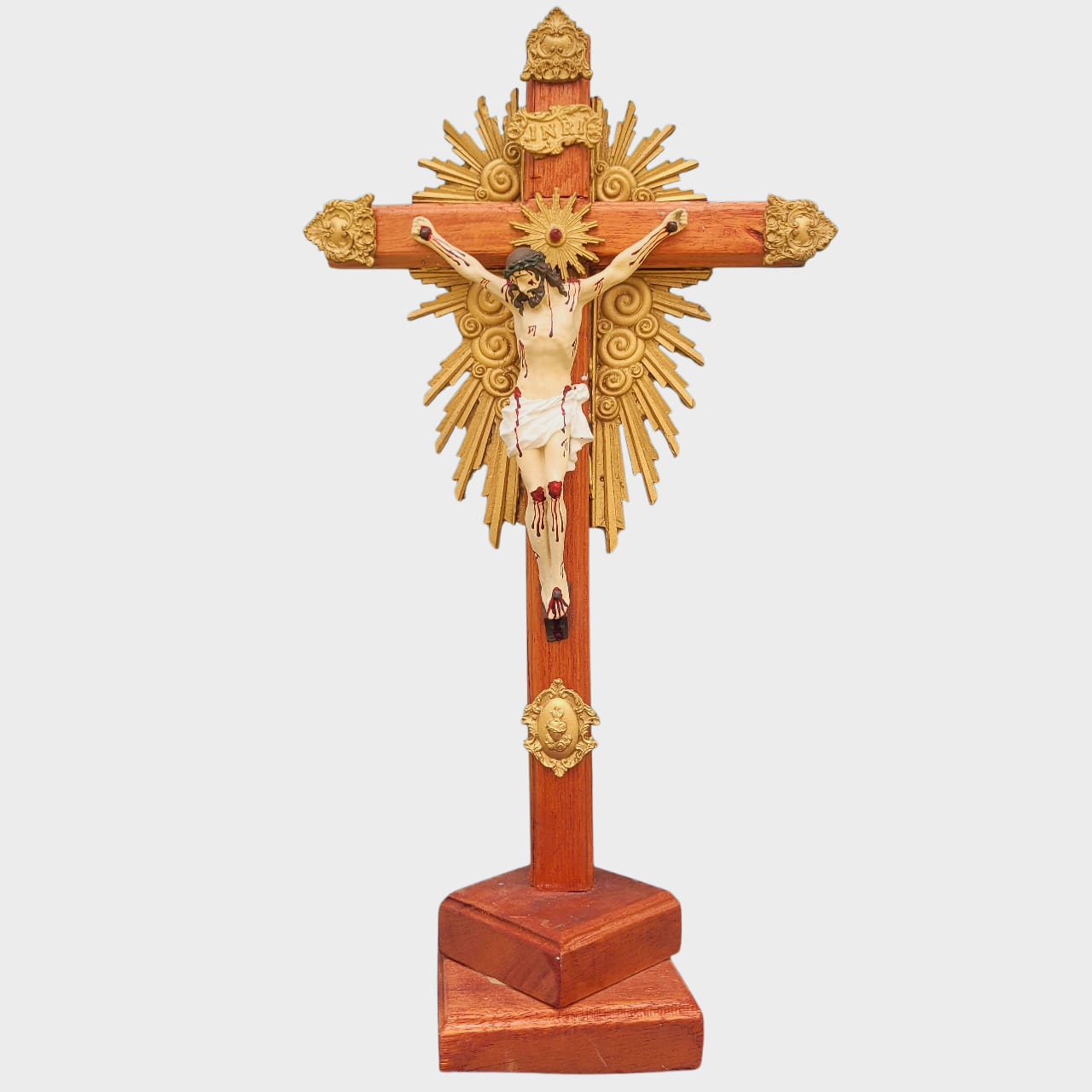 Kit 3 Crucifixo Barroco Ornamentado 