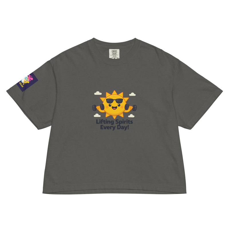 Spirit Wear Women's Christian Boxy Tee - Lifting Spirits Design