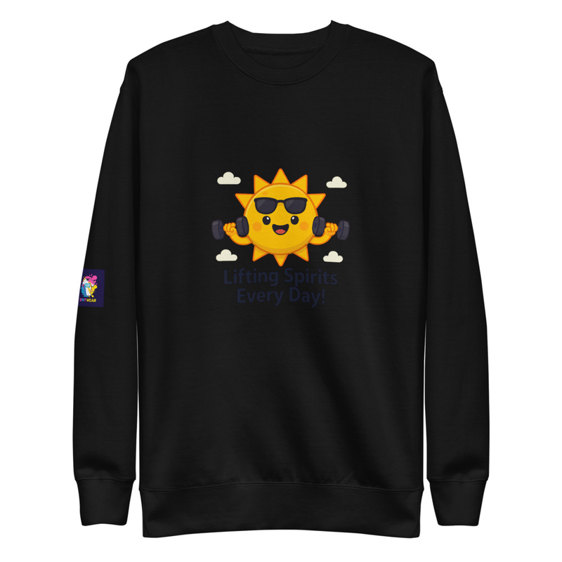 Spirit Wear Faith Based Premium Sweatshirt - Lifting Spirits Design