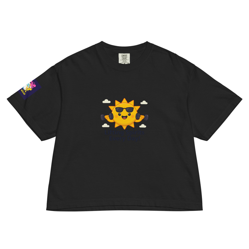 Spirit Wear Women's Christian Boxy Tee - Lifting Spirits Design