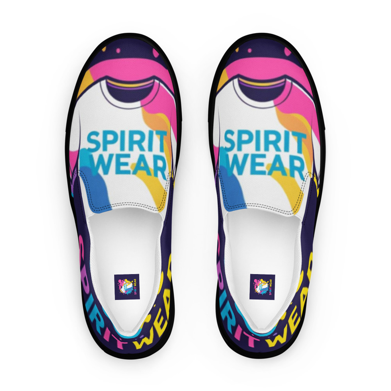 Spirit Wear Women's Slip-On Canvas Shoes With Graphic