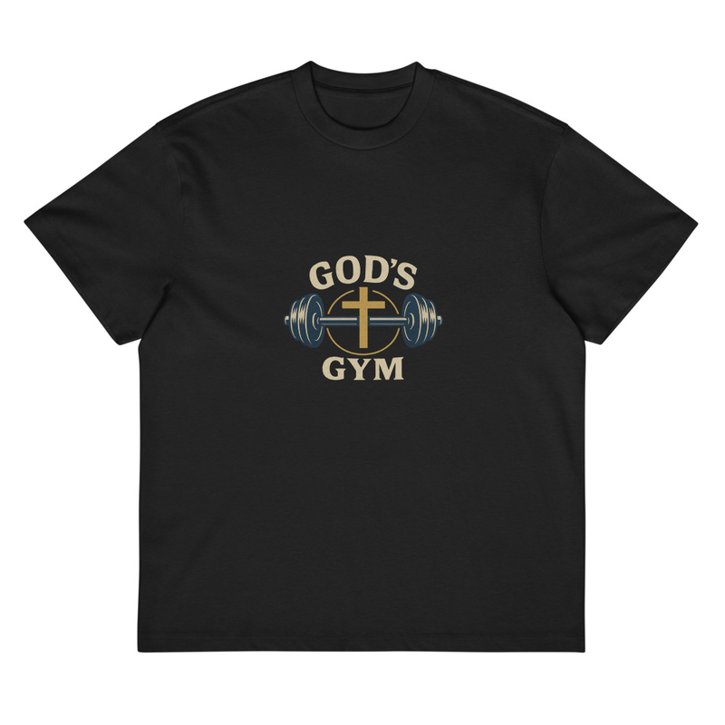 Men's God's Gym Faith Fashion Boxed Tee