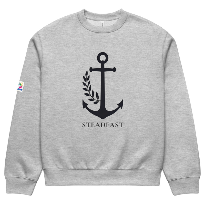 Oversized Anchor Heavyweight Christian sweatshirt - Spirit Wear Cozy