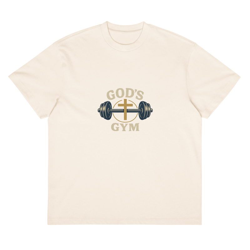 Men's God's Gym Faith Fashion Boxed Tee