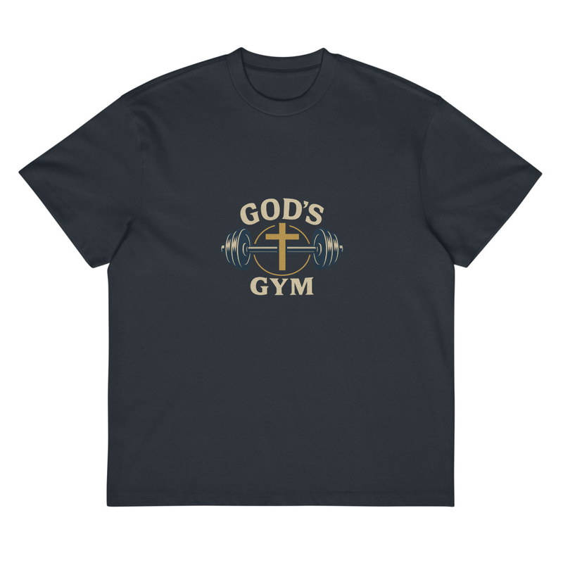 Men's God's Gym Faith Fashion Boxed Tee