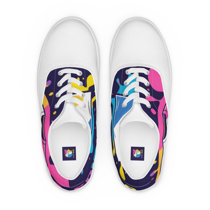 Spirit Wear Women's Christian Canvas Shoes with Colorful Design