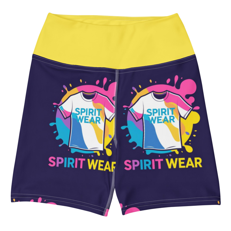 Spirit Wear Christian Yoga Shorts with Inspirational Design