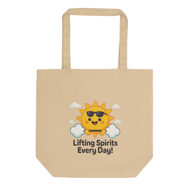 Christian Eco Tote Bag - Lifting Spirits Every Day